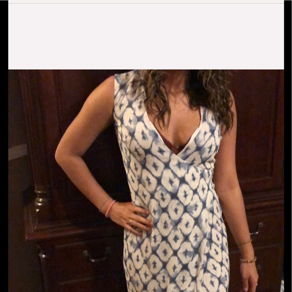 Moda international silk midi dress